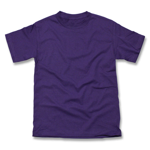Classic Short Sleeve Tee Purple Color